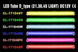 CL-171D LED Tube D_type (21,30,45 LIGHTS) DC12V CE